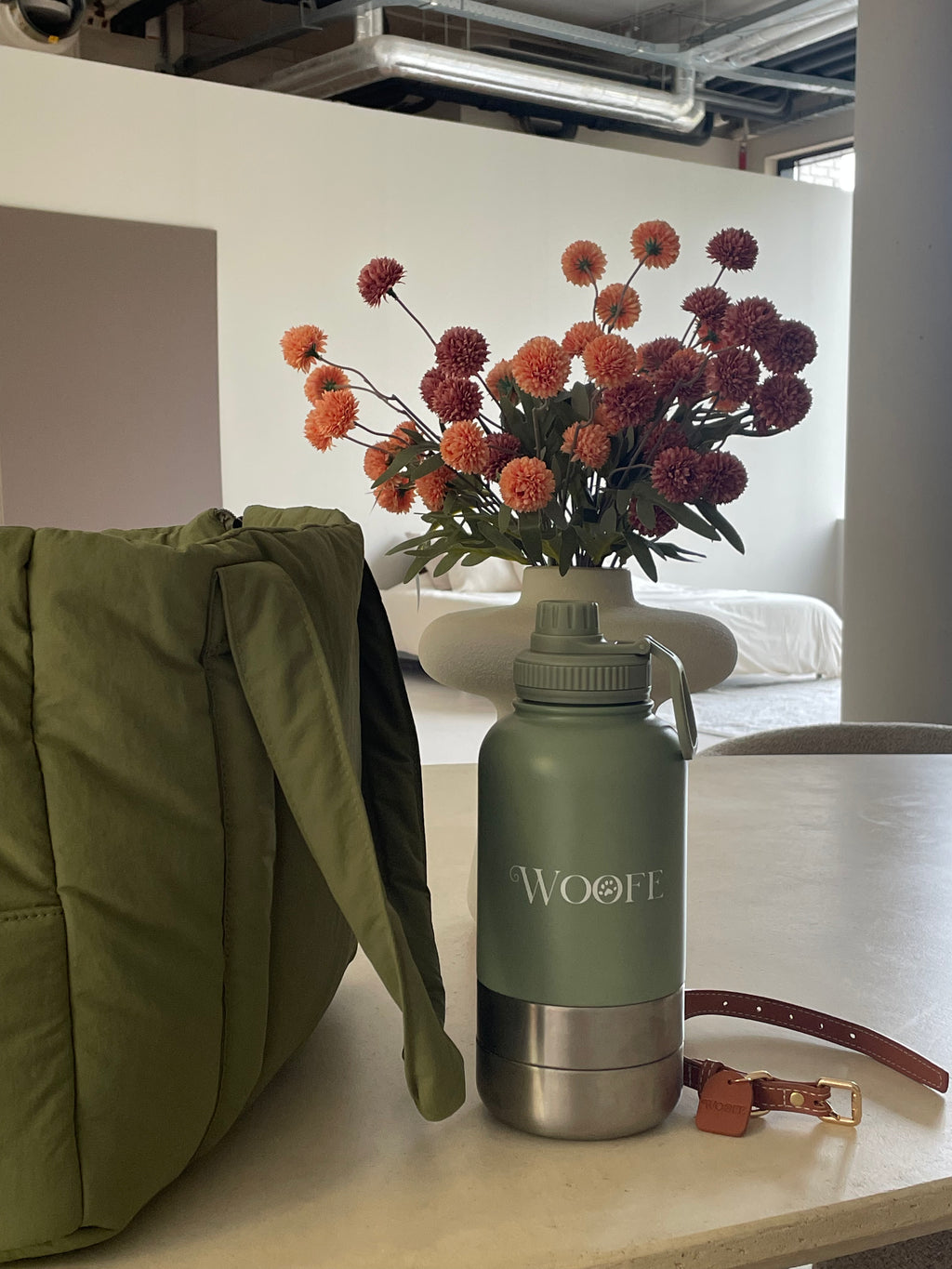 3 in 1 waterfles - Matcha Groen