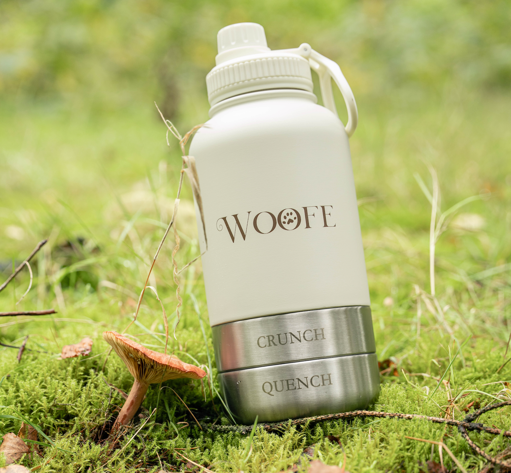 3 in 1 Waterfles - Havermelk Wit