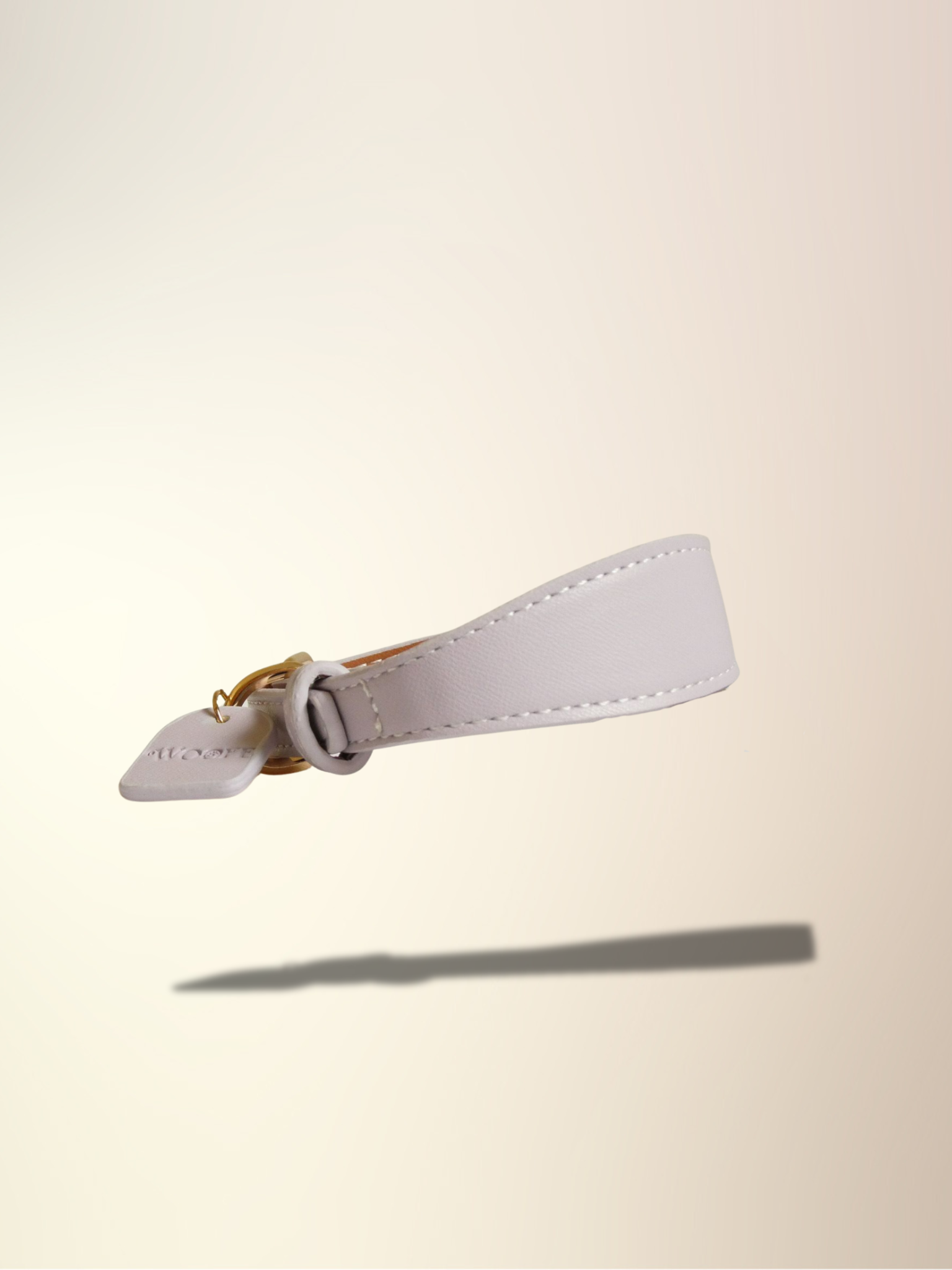 Lila veganistische leren halsband