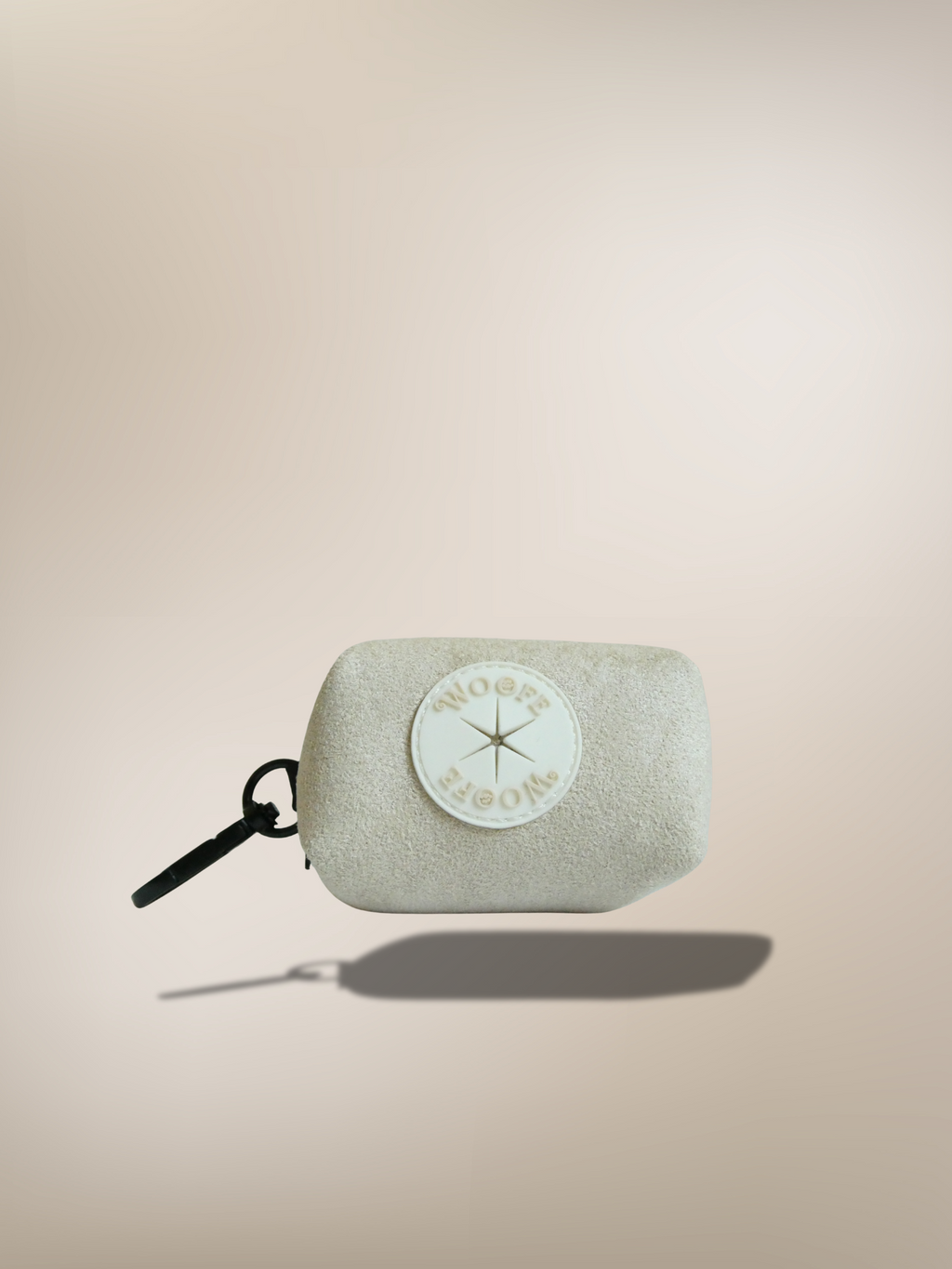 Beige afvalzakhouder