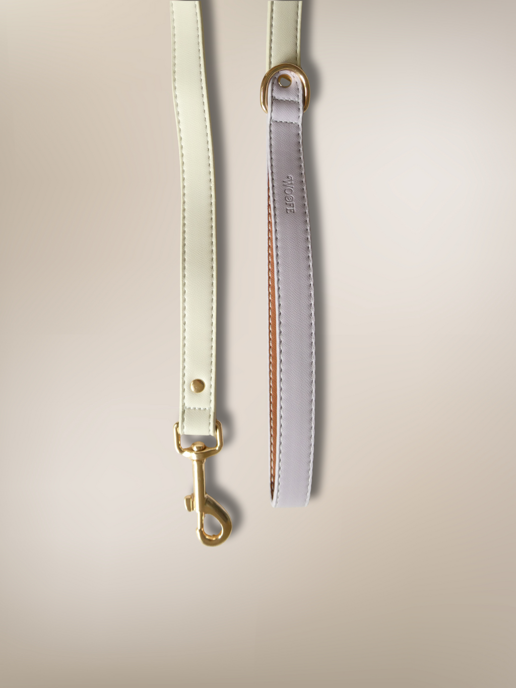 Lila Vegan Leren Riem