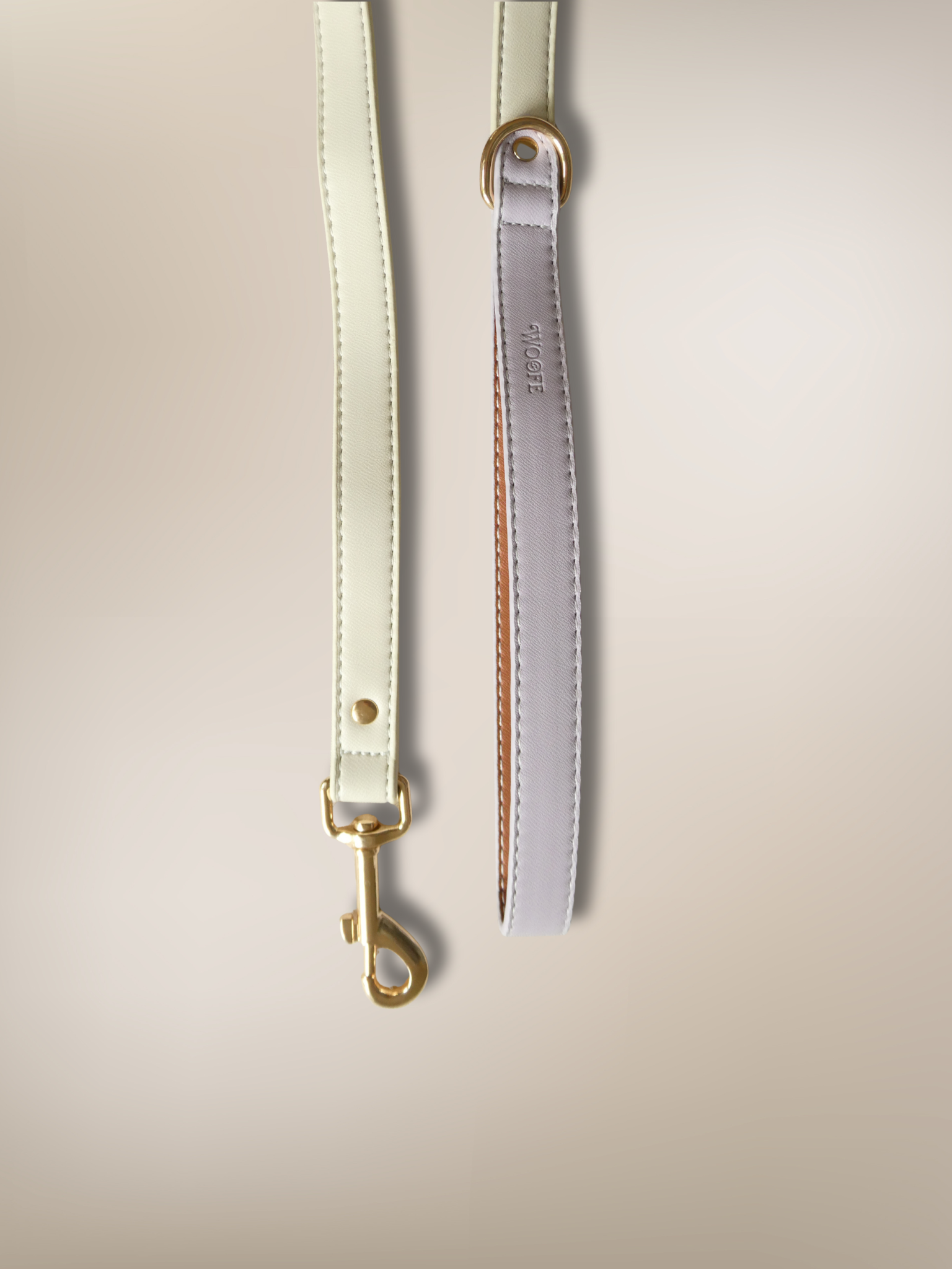 Lila Vegan Leren Riem